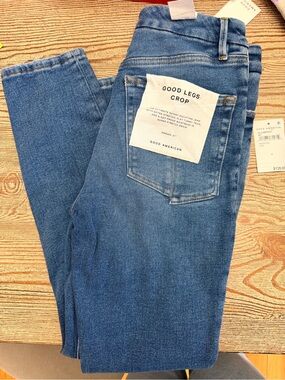 Good American Good Legs Crop womens jeans  - Blue